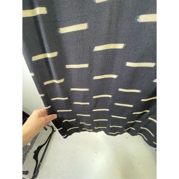 Madewell Dash Black Beige Back Metal Zipper Dress Size 0 - Picture 5 of 9